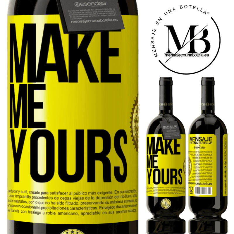 29,95 € Free Shipping | Red Wine Premium Edition MBS® Reserva Make me yours Yellow Label. Customizable label Reserva 12 Months Harvest 2014 Tempranillo