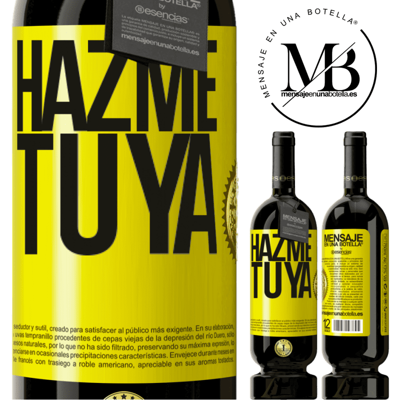 39,95 € Envío gratis | Vino Tinto Edición Premium MBS® Reserva Hazme tuya Etiqueta Amarilla. Etiqueta personalizable Reserva 12 Meses Cosecha 2015 Tempranillo
