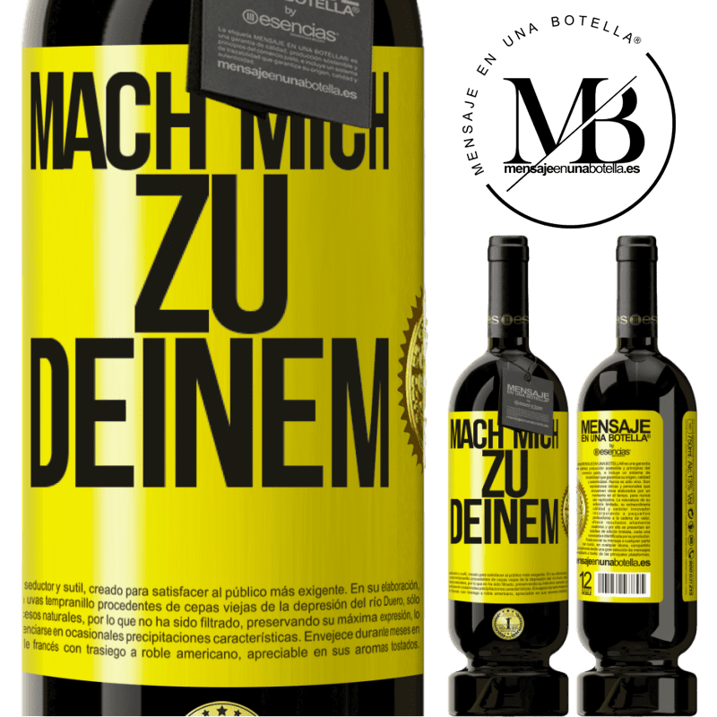 49,95 € Kostenloser Versand | Rotwein Premium Ausgabe MBS® Reserve Mach mich Deinen Gelbes Etikett. Anpassbares Etikett Reserve 12 Monate Ernte 2015 Tempranillo