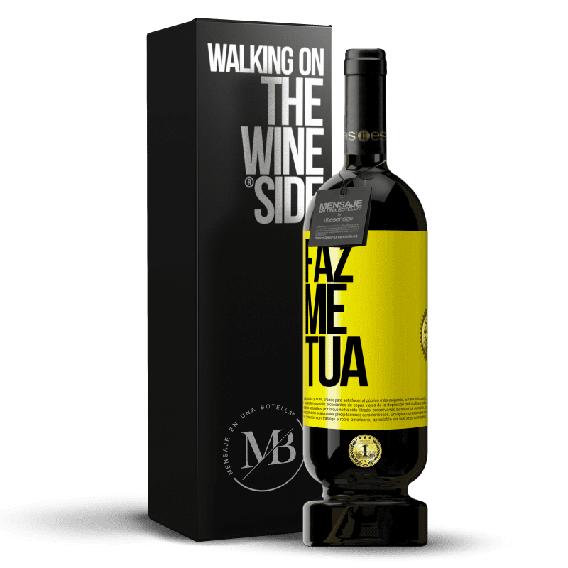 49,95 € Envio grátis | Vinho tinto Edição Premium MBS® Reserva Faz me tua Etiqueta Amarela. Etiqueta personalizável Reserva 12 Meses Colheita 2016 Tempranillo