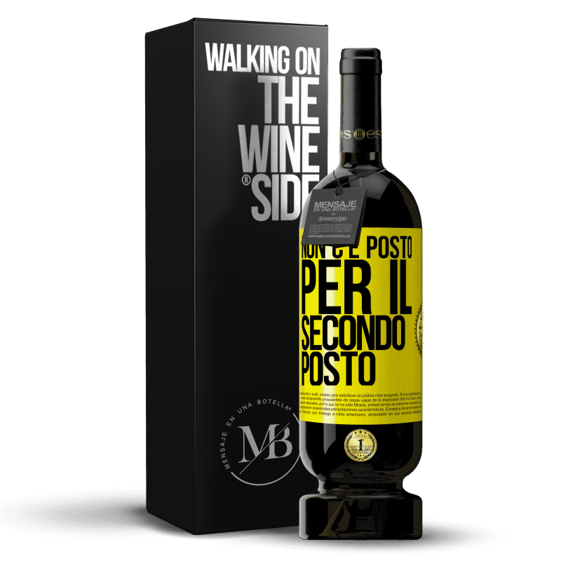 49,95 € Spedizione Gratuita | Vino rosso Edizione Premium MBS® Riserva Non c'è posto per il secondo posto Etichetta Gialla. Etichetta personalizzabile Riserva 12 Mesi Raccogliere 2016 Tempranillo