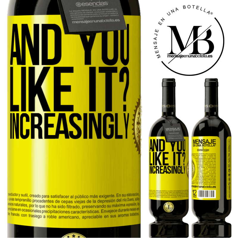 29,95 € Free Shipping | Red Wine Premium Edition MBS® Reserva and you like it? Increasingly Yellow Label. Customizable label Reserva 12 Months Harvest 2014 Tempranillo