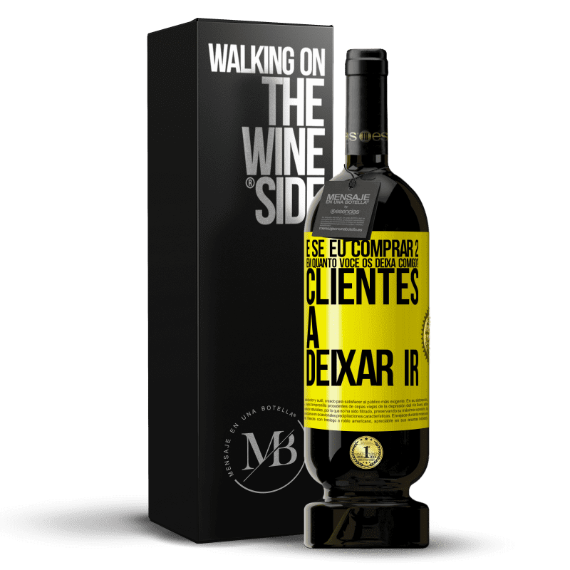 49,95 € Envio grátis | Vinho tinto Edição Premium MBS® Reserva e se eu comprar 2 em quanto você os deixa comigo? Clientes a deixar ir Etiqueta Amarela. Etiqueta personalizável Reserva 12 Meses Colheita 2016 Tempranillo