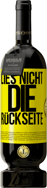 49,95 € | Rotwein Premium Ausgabe MBS® Reserve Lies nicht die Rückseite Gelbes Etikett. Anpassbares Etikett Reserve 12 Monate Ernte 2016 Tempranillo