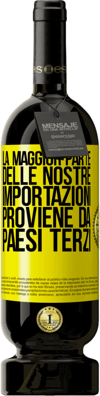 49,95 € Spedizione Gratuita | Vino rosso Edizione Premium MBS® Riserva La maggior parte delle nostre importazioni proviene da paesi terzi Etichetta Gialla. Etichetta personalizzabile Riserva 12 Mesi Raccogliere 2015 Tempranillo