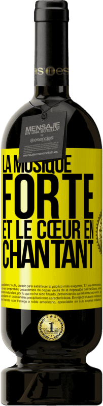 49,95 € Envoi gratuit | Vin rouge Édition Premium MBS® Réserve La musique forte et le cœur en chantant Étiquette Jaune. Étiquette personnalisable Réserve 12 Mois Récolte 2016 Tempranillo