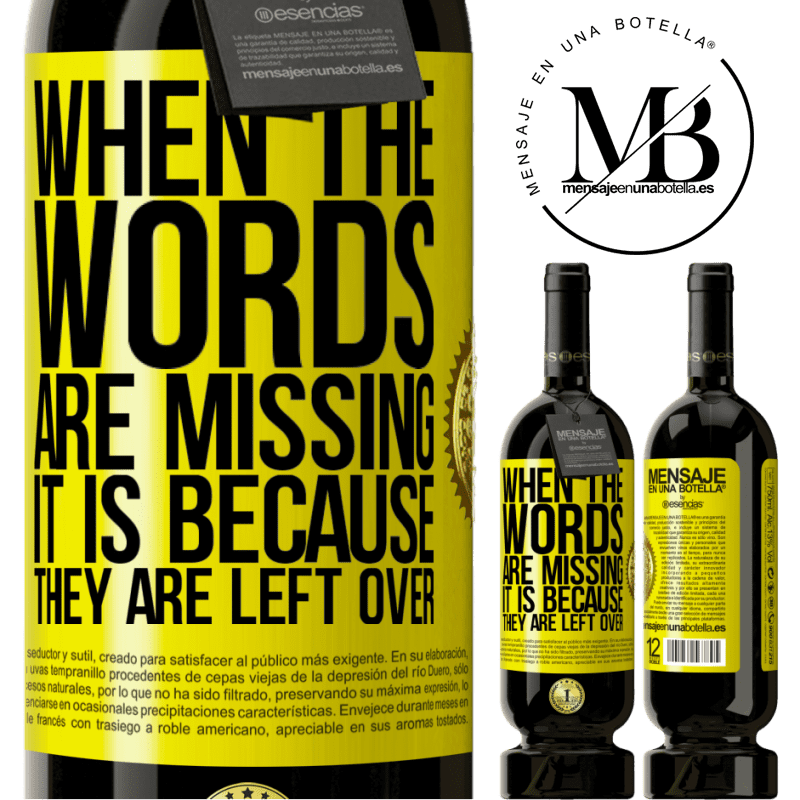 49,95 € Free Shipping | Red Wine Premium Edition MBS® Reserve When the words are missing, it is because they are left over Yellow Label. Customizable label Reserve 12 Months Harvest 2016 Tempranillo