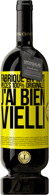 49,95 € | Vin rouge Édition Premium MBS® Réserve Fabriqué en 1970, pièces 100% originales. J'ai bien vielli Étiquette Jaune. Étiquette personnalisable Réserve 12 Mois Récolte 2015 Tempranillo