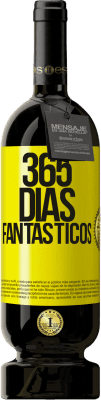 Envío gratis | Vino Tinto Edición Premium MBS® Reserva 365 días fantásticos Etiqueta Amarilla. Etiqueta personalizable Reserva 12 Meses Cosecha 2016 Tempranillo