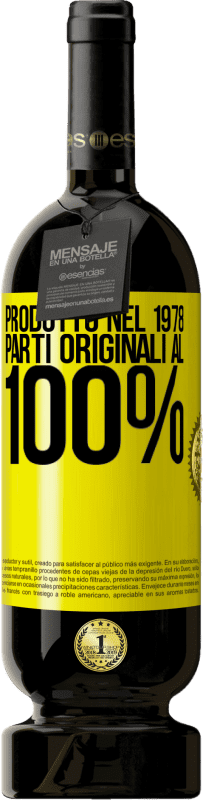 49,95 € | Vino rosso Edizione Premium MBS® Riserva Prodotto nel 1978. Parti originali al 100% Etichetta Gialla. Etichetta personalizzabile Riserva 12 Mesi Raccogliere 2014 Tempranillo