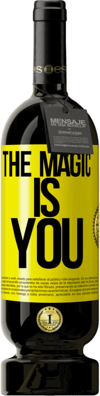 49,95 € | 红酒 高级版 MBS® 预订 魔术是你 黄色标签. 可自定义的标签 预订 12 个月 收成 2014 Tempranillo