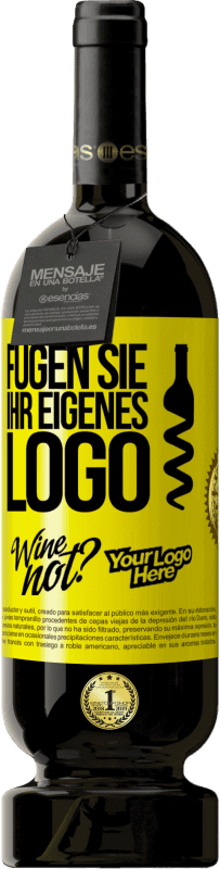 49,95 € | Rotwein Premium Ausgabe MBS® Reserve Füge dein eigenes Logo hinzu Gelbes Etikett. Anpassbares Etikett Reserve 12 Monate Ernte 2016 Tempranillo