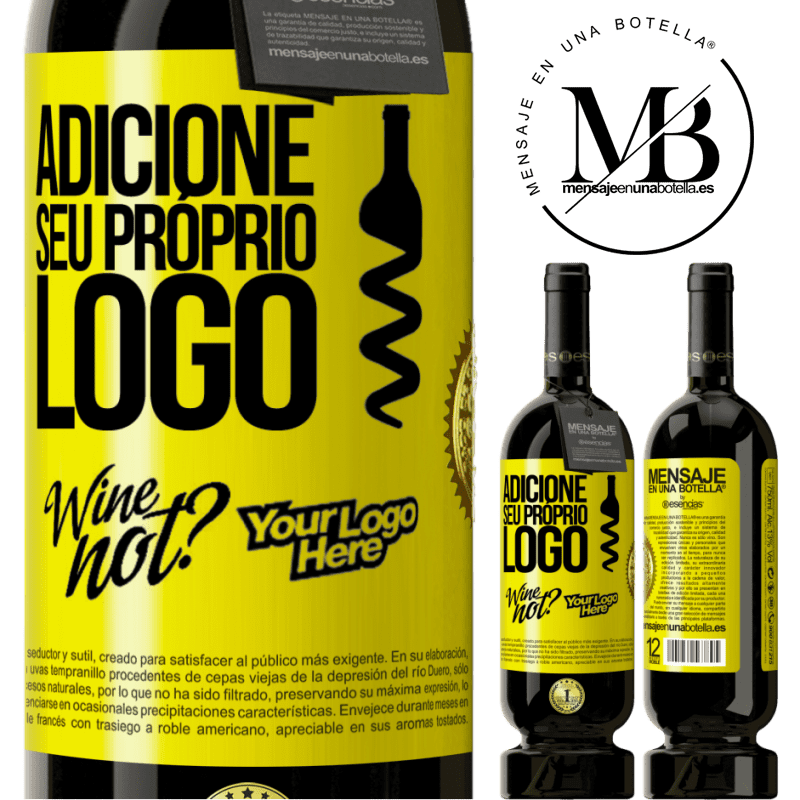 49,95 € Envio grátis | Vinho tinto Edição Premium MBS® Reserva Adicione seu próprio logo Etiqueta Amarela. Etiqueta personalizável Reserva 12 Meses Colheita 2016 Tempranillo