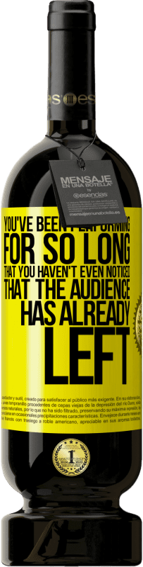 «You've been performing for so long that you haven't even noticed that the audience has already left» Premium Edition MBS® Reserve