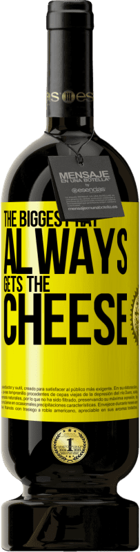 49,95 € | Красное вино Premium Edition MBS® Бронировать Самая большая крыса всегда получает сыр Желтая этикетка. Настраиваемая этикетка Бронировать 12 Месяцы Урожай 2016 Tempranillo