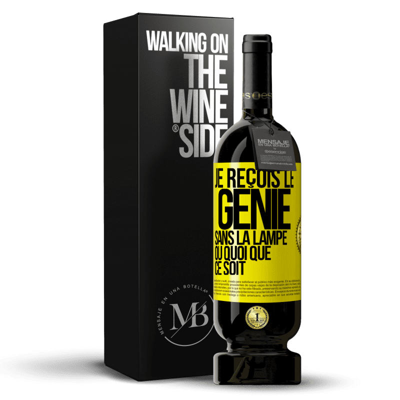 49,95 € Envoi gratuit | Vin rouge Édition Premium MBS® Réserve Je reçois le génie sans la lampe ou quoi que ce soit Étiquette Jaune. Étiquette personnalisable Réserve 12 Mois Récolte 2014 Tempranillo