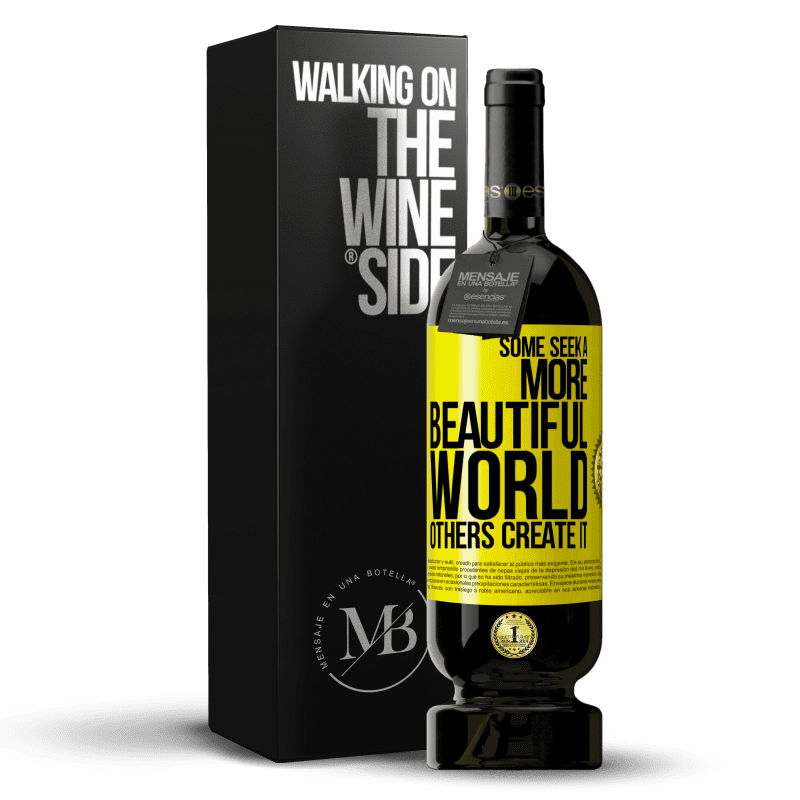 49,95 € Free Shipping | Red Wine Premium Edition MBS® Reserve Some seek a more beautiful world, others create it Yellow Label. Customizable label Reserve 12 Months Harvest 2014 Tempranillo