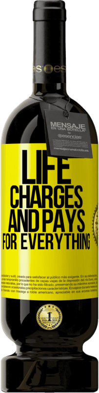 49,95 € Free Shipping | Red Wine Premium Edition MBS® Reserve Life charges and pays for everything Yellow Label. Customizable label Reserve 12 Months Harvest 2016 Tempranillo