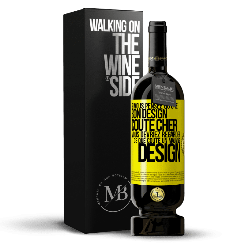 49,95 € Envoi gratuit | Vin rouge Édition Premium MBS® Réserve Si vous pensez qu'une bon design coûte cher, vous devriez regarder ce que coûte un mauvais design Étiquette Jaune. Étiquette personnalisable Réserve 12 Mois Récolte 2014 Tempranillo