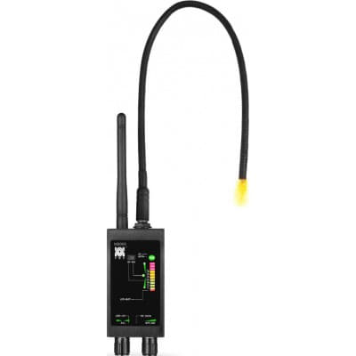 Detector de radiofrecuencia de doble antena. Detector de señal anti-espía. Detector de cámara oculta. Buscador CDMA/GSM. Alarma