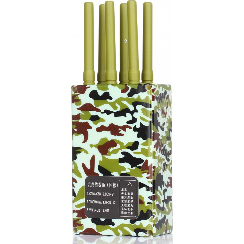 202,95 € Free Shipping | Cell Phone Jammers Army quality signal blocker GPS DCS