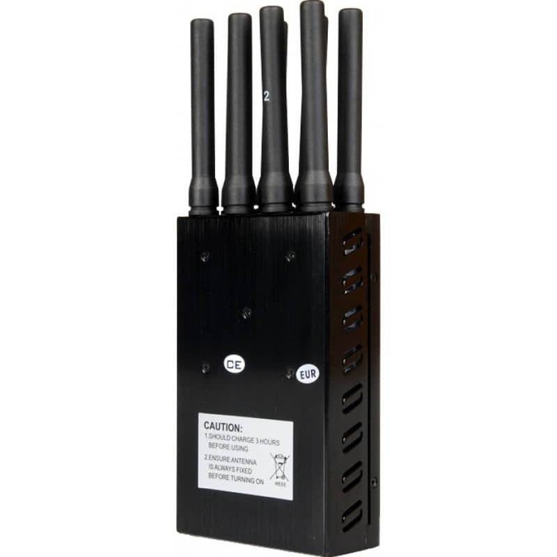 172,95 € Free Shipping | Cell Phone Jammers 8 Antennas. High power portable signal blocker 3G Portable