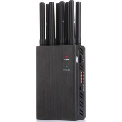 Cell Phone Jammers 8 Antennas. High power portable signal blocker 3G Portable