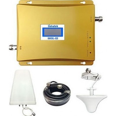 Dual band cell phone signal booster. Amplifier kit