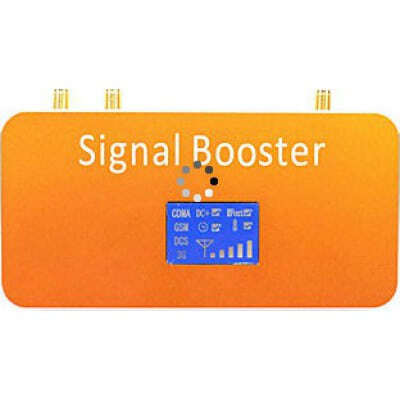 Amplificateur de signal de téléphone mobile. Affichage LCD