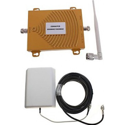 Amplificadores de Señal Amplificador de señal de teléfono móvil de doble banda. Kit amplificador y antena CDMA
