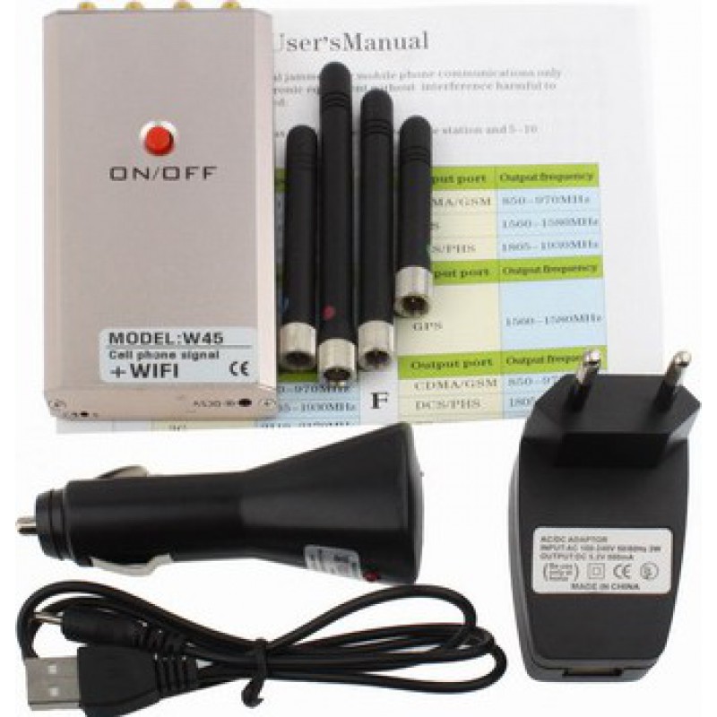 45,95 € Free Shipping | Cell Phone Jammers Mini portable signal blocker GSM Portable 10m