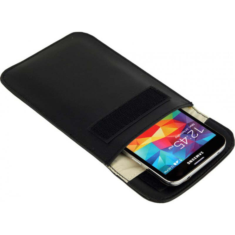 Jammer Accessories Protective anti-radiation bag. Signal blocking case pouch for smartphones. Black color