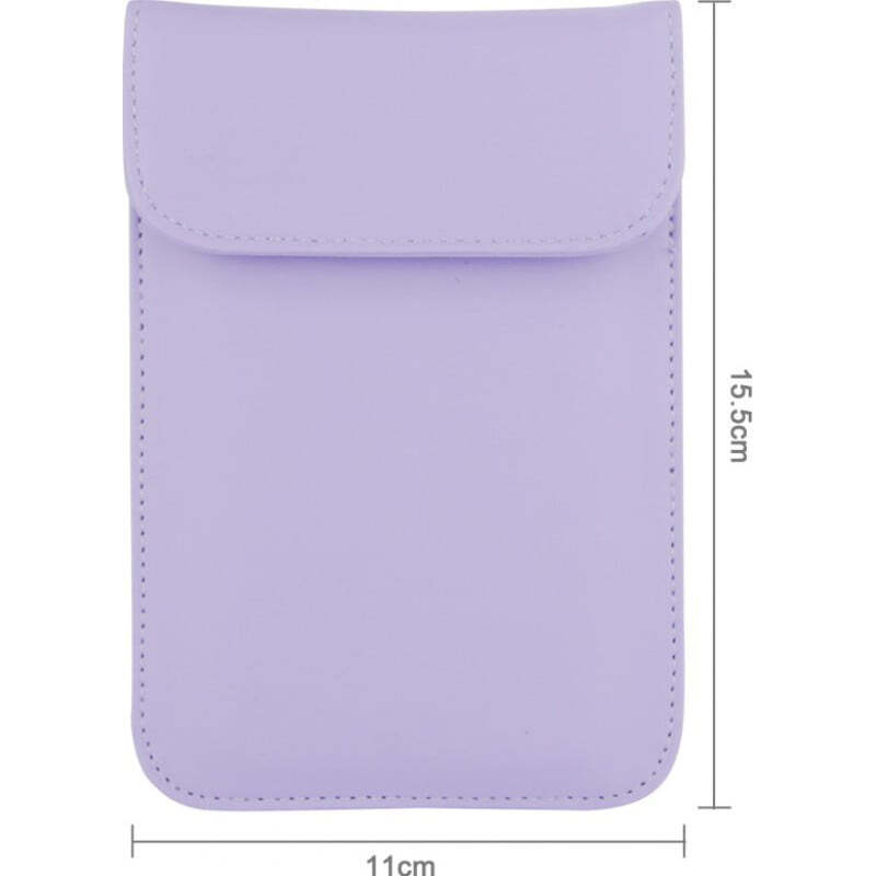 Jammer Accessories Protective anti-radiation bag. Signal blocking case pouch for smartphones. Purple color