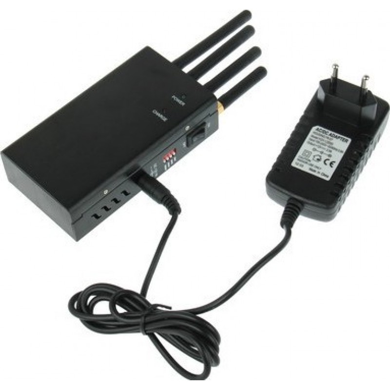 129,95 € Free Shipping | Cell Phone Jammers High power portable signal blocker Portable 15m