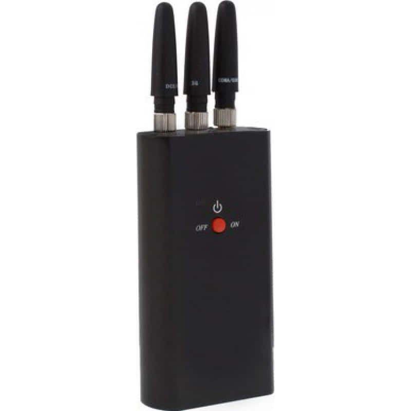 Cell Phone Jammers Portable signal blocker. Black color GSM Portable 15m
