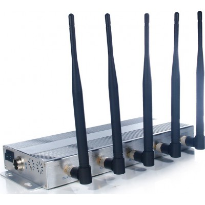 129,95 € Envoi gratuit | Bloqueurs de Téléphones Mobiles Bloqueur de signal de bureau. 5 antennes 3G Desktop
