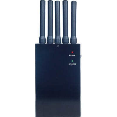 Cell Phone Jammers Portable all frequency signal blocker. 5 Antennas 3G Portable