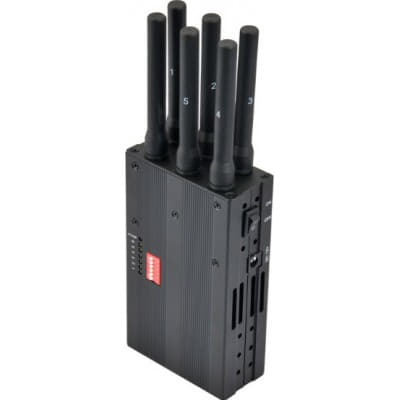 172,95 € Free Shipping | Cell Phone Jammers Handheld signal blocker. 6 Bands 3G Handheld