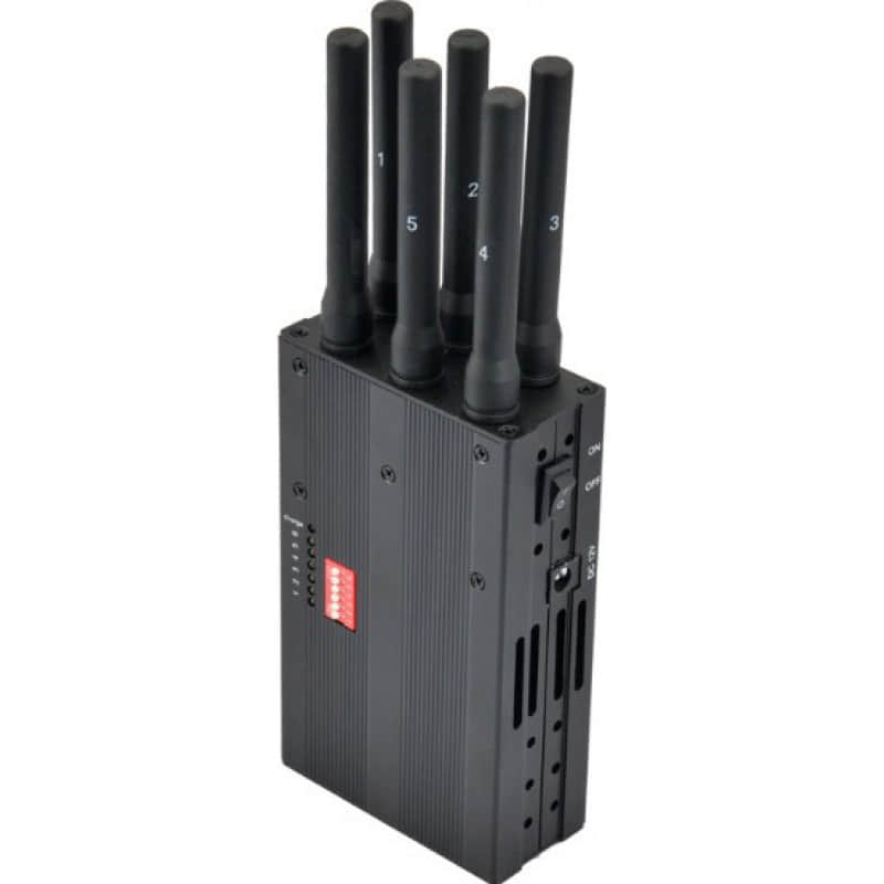 172,95 € Free Shipping | Cell Phone Jammers Handheld signal blocker. 6 Bands 3G Handheld