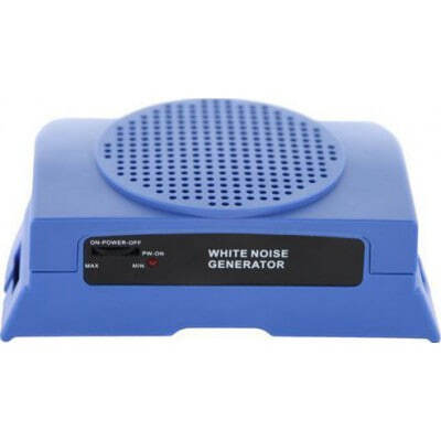 White noise generator signal blocker. Blocks audio and voice recorders