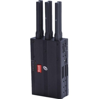 172,95 € Free Shipping | Cell Phone Jammers Handheld signal blocker. 6 Bands 3G Handheld