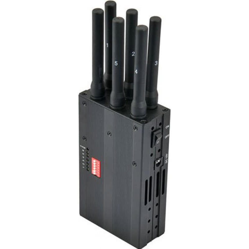 172,95 € Kostenloser Versand | Handy-Störsender Tragbarer Signalblocker. 6 Bänder 3G Portable