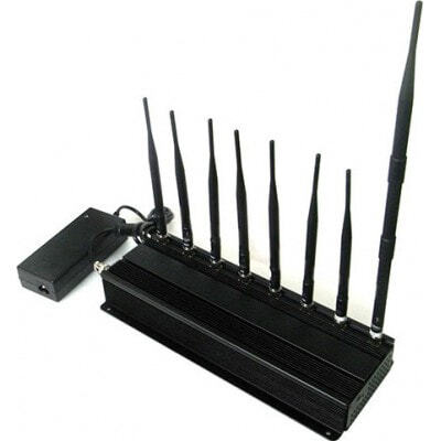 Bloqueadores de Teléfono Móvil 8 bandas Bloqueador de señal de alta potencia 3G