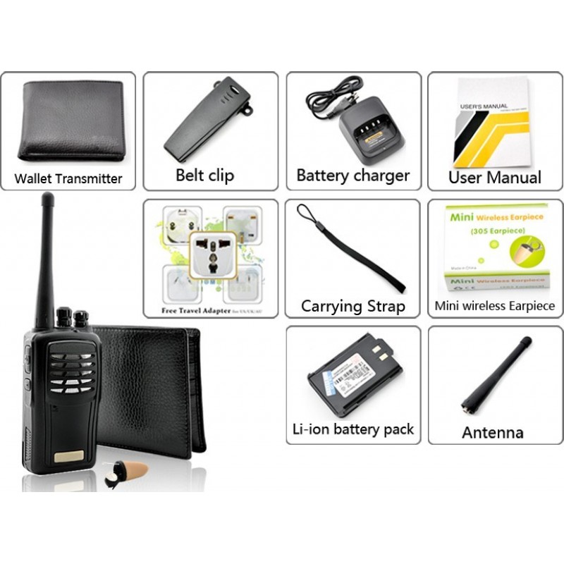 Signal Detectors The Super Sneak. Wireless audio receiver. Spy kit