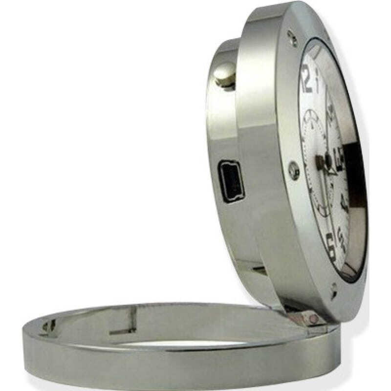 39,95 € Free Shipping | Clock Hidden Cameras Analog clock with hidden camera. Digital video recorder (DVR)