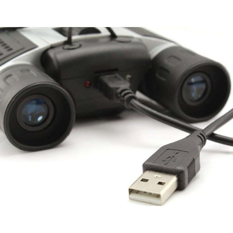 Gadgets Espion Caméra binoculaire numérique. Zoom 10x. 1,3 MP. Fente pour carte TF. Jumelles