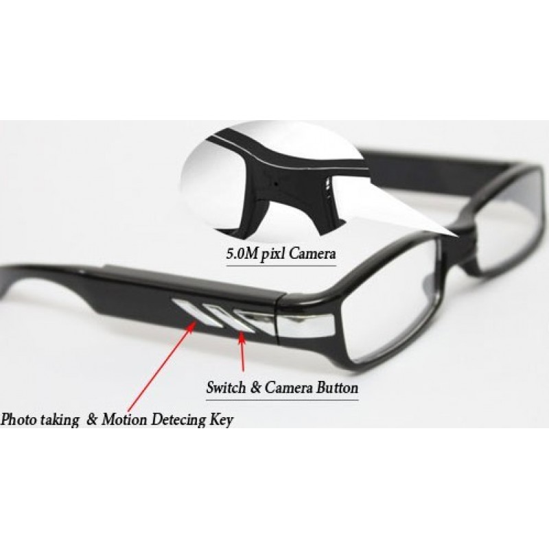 53,95 € Free Shipping | Glasses Hidden Cameras Fashion spy eyewear. Sunglasses hidden camera. Spy camera. Digital video recorder (DVR). 5 Megapixel 1080P Full HD