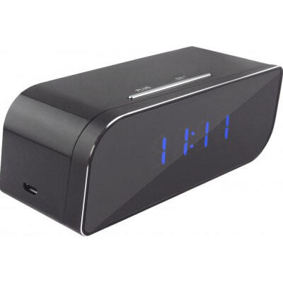 58,95 € Free Shipping | Clock Hidden Cameras Spy alarm clock. Hidden camera. 160 Degree wide angle. IR Infrared night vision. Digital video recorder (DVR). H264/WiFi/IP. iPh 720P HD