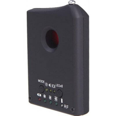 Wireless anti-spy device. Camera signal and lens detector. GPS signal detector and tracker. Hidden mini RF camera. GSM. Audio