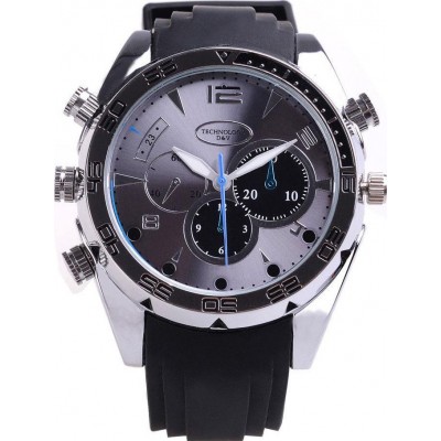 46,95 € Envío gratis | Relojes de Pulsera Espía Reloj espía resistente al agua. Cámara oculta. Función de cámara de PC. Visión nocturna. Visualización en tiempo real 1080P Full HD